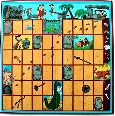 Transogram Flintstone Game Board